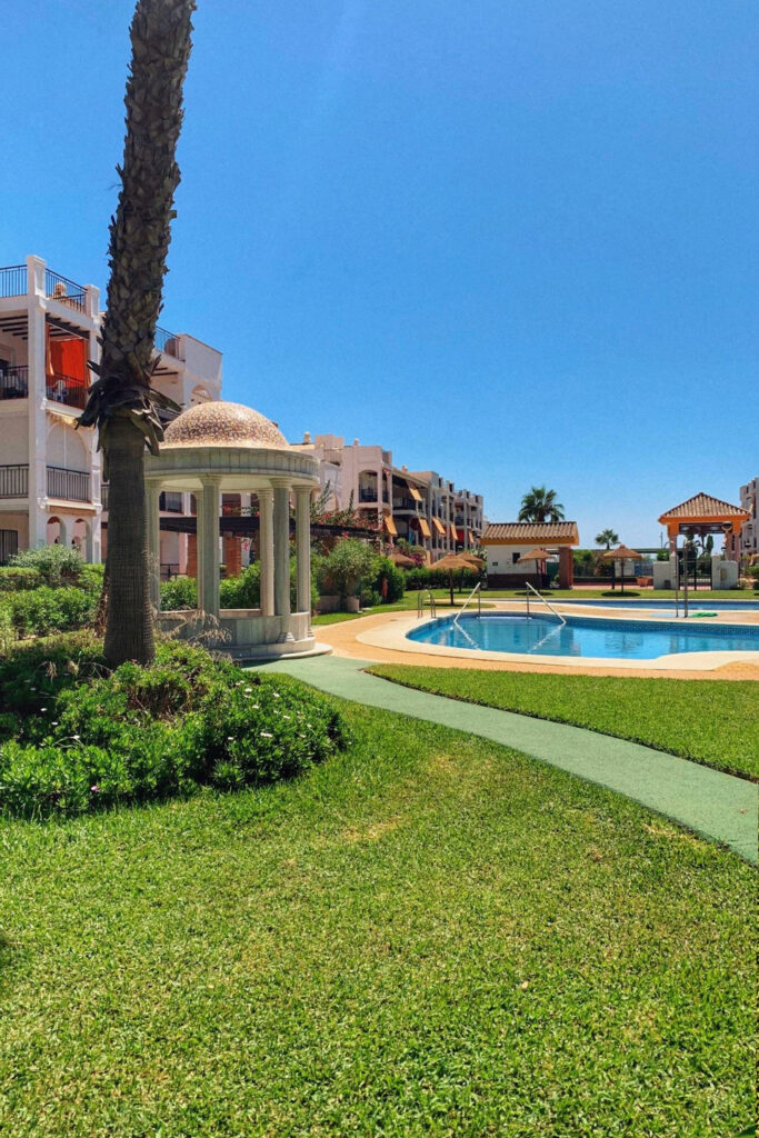 Garden in Casa Panorama located in Torrox Costa Spain
