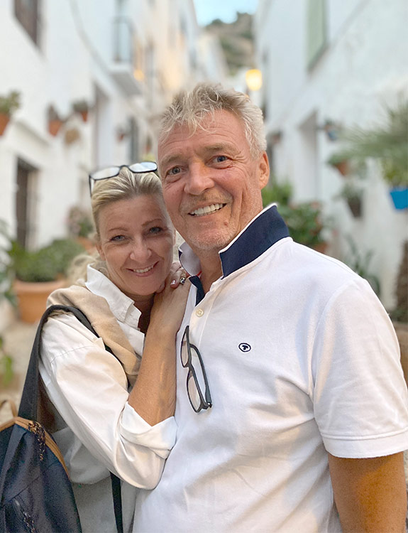 Tourists enjoying Casa Coral in Torrox Costa, Spain - House rental by D&C